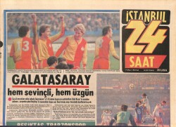 24 Saat Gazetesi 19 Mart 1985 - Galatasaray Hem Sevinçli , Hem Üzgün - Sylvester Stallone Rakip Tanımıyor... GZ127894 - 1