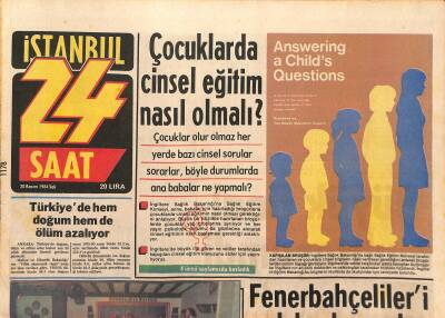 24 Saat Gazetesi 20 Kasım 1984 - Fenerbahçenin Eski Kalecisi Hazım Sobacılık Yapıyor GZ127900 - 1