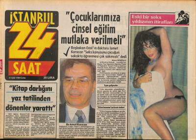 24 Saat Gazetesi 21 Eylül 1984 - Fenerbahçe Tedirgin ! - Galatasarayın Başarısı GZ127139 - 1