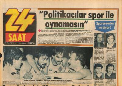 24 Saat Gazetesi 29 Mart 1985 - Fenerbahçenin Süpermeni Durdu Küçük Devi Vurdu GZ127192 - 1