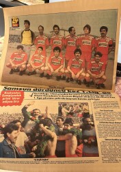 24 Saat Gazetesi Spor Eki 17 Mayıs 1985 - Samsun 4. Kez 1.Ligde - Galatasaray Lisesinde Sandıktan Fenerbahçe Şampiyon Çıktı GZ127891 - 2