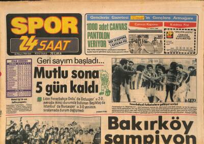 24 Saat Gazetesi Spor Eki 28 Mayıs 1985 - Barbara Grundig Kupasını Aldı - Karşıyaka Türkiye Gençler Basketbol Şampiyonu GZ127759 - 1