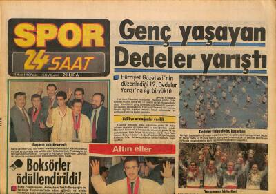 24 Saat Gazetesi Spor Eki 28 Nisan 1985 - Fenerbahçeli Birol Sahalara Döndü - Boksörler Ödüllendirildi GZ125945 - 1