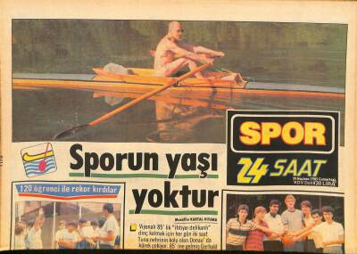 24 Saat Gazetesi Spor Eki 29 Haziran 1985 - Battal Gazi Destanı - Başkonsolosun Beşiktaş Sevgisi Herşeyden Önemli GZ126673 - 1