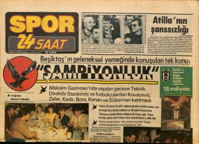 24 Saat Gazetesi Spor Eki 29 Nisan 1985 - Milli Takım Kuzey İrlandaya Gitti - Kalevi , Günaydın Rallisine Katılacak GZ125946 - 1