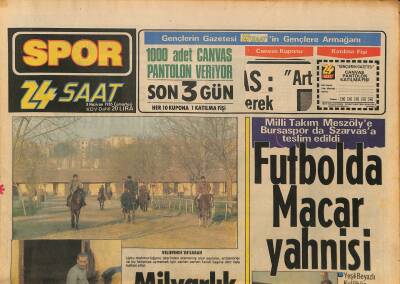 24 Saat Gazetesi Spor Eki 8 Haziran 1985 - Futbolda Macar Yahnisi - Eczacıbaşı Haciçle Anlaştı GZ127136 - 1