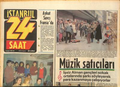 24 Saat Gazetesi Spor Eki 8 Ocak 1985 - Elvis Presley 50 Yaşında - Aykut Savcı Fransada GZ126668 - 1
