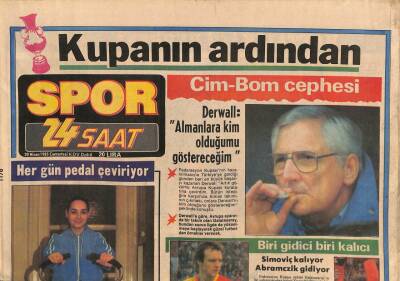 24 Saat Spor Gazetesi 20 Nisan 1985 - Ortadoğunun En Büyük Limanı Marmariste Olacak GZ113583 - 1
