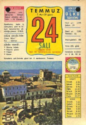 24 Temmuz 1979 Takvim Yaprağı - Doğum Günü Hediyesi EFM(N)12467 - Gökçekoleksiyon