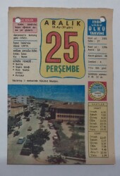 25 Aralık 1980 Takvim Yaprağı - Doğum Günü Hediyesi EFM(N)6552 - Gökçekoleksiyon