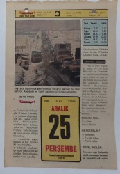 25 Aralık 1980 Takvim Yaprağı - Doğum Günü Hediyesi EFM(N)7241 - Gökçekoleksiyon