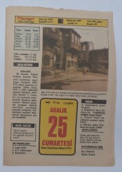 25 Aralık 1982 Takvim Yaprağı - Doğum Günü Hediyesi EFM(N)7330 - Gökçekoleksiyon