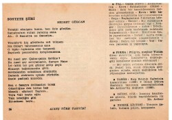25 Ocak 1960 Ajans Türk Takvim Yaprağı(Şiirli Saatli) EFM(N)1113 - 4