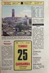 25 Temmuz 1979 Takvim Yaprağı - Doğum Günü Hediyesi EFM(N)9373 - Gökçekoleksiyon