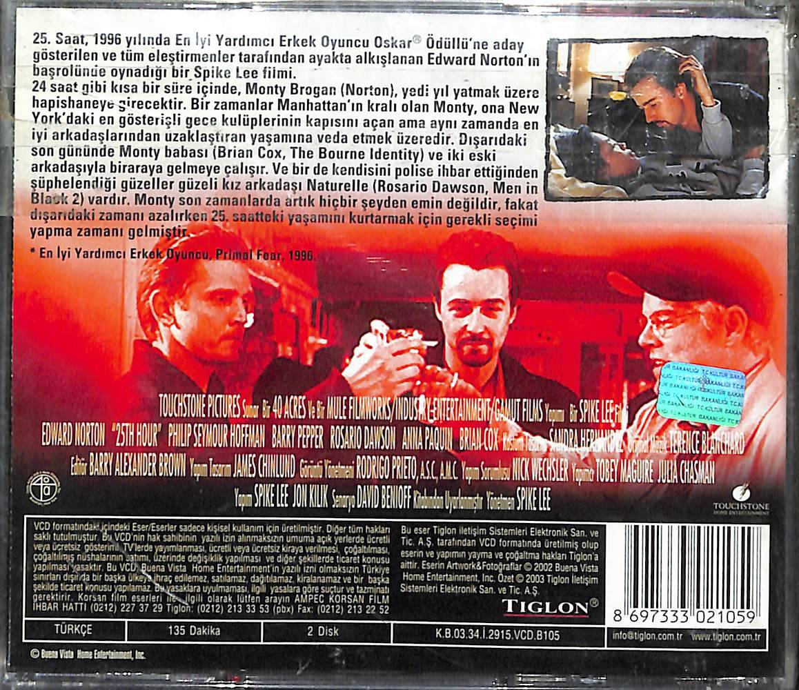 25.Saat VCD Film (İkinci El) VCD27662 - 2
