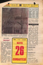 26 Mayıs 1979 Takvim Yaprağı - Doğum Günü Hediyesi EFMN14476 - Gökçekoleksiyon