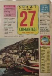 27 Şubat 1982 Takvim Yaprağı - Doğum Günü Hediyesi EFM(N)7737 - Gökçekoleksiyon