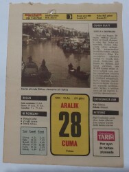 28 Aralık 1984 Takvim Yaprağı - Doğum Günü Hediyesi EFM(N)7062 - Gökçekoleksiyon