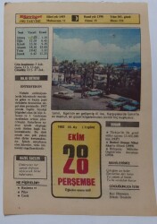 28 Ekim 1982 Takvim Yaprağı - Doğum Günü Hediyesi EFM(N)7254 - Gökçekoleksiyon