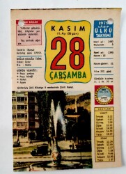 28 Kasım 1979 Takvim Yaprağı -Doğum Günü Hediyesi EFM(N)6524 - Gökçekoleksiyon