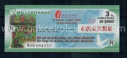 28 Şubat 2009 Çeyrek Bilet PYB1339 - Gökçekoleksiyon