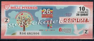 28 Şubat 2015 Yarım Bilet PYB1721 - 1