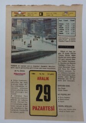 29 Aralık 1980 Takvim Yaprağı - Doğum Günü Hediyesi EFM(N)7245 - Gökçekoleksiyon