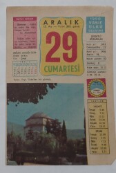 29 Aralık 1990 Takvim Yaprağı - Doğum Günü Hediyesi EFM(N)6809 - Gökçekoleksiyon