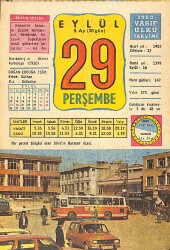 29 Eylül 1983 Takvim Yaprağı - Doğum Günü Hediyesi EFMN14748 - Gökçekoleksiyon