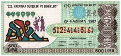 29 Haziran 1987 Piyango Bileti Çeyrek Bilet - Kırkpınar PYB3235 - Gökçekoleksiyon