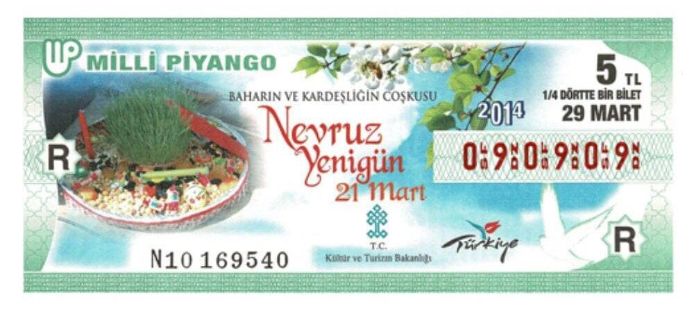 29 Mart 2014 Varyete (14) Dörttebir Bilet Çil PYB3781 - 1