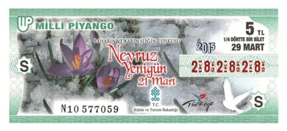 29 Mart 2015 Varyete (14) Dörttebir Bilet Çil PYB3806 - 1