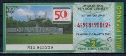 29 Mayıs 2006 Çeyrek Bilet PYB2251 - Gökçekoleksiyon
