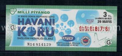 29 Mayıs 2009 Çeyrek Bilet PYB1402 - 1