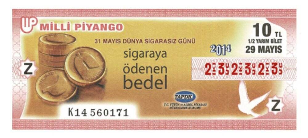 29 Mayıs 2014 Varyete (12) Yarım Bilet Çil PYB3789 - 1