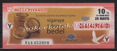 29 Mayıs 2014 Yarım Bilet PYB2422 - 1