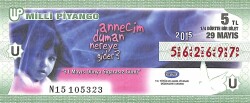 29 Mayıs 2015 Piyango Bileti Çeyrek Bilet PYB6067 - Gökçekoleksiyon