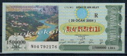 29 Ocak 2004 Piyango Bileti Çeyrek Bilet - Kemaliye Eğin PYB2185 - Gökçekoleksiyon