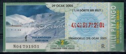 29 Ocak 2005 Çeyrek Bilet PYB1837 - Gökçekoleksiyon