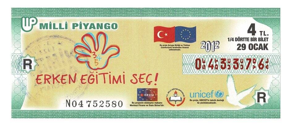 29 Ocak 2012 (14) Dörtte Bir Bilet PYB4554 - 1