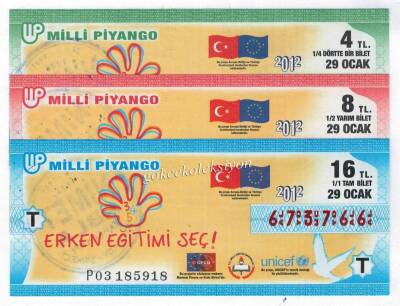 29 Ocak 2012 Takım Bilet PYB819 - 1