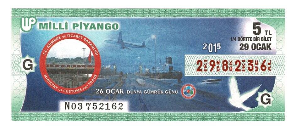 29 Ocak 2015 (14) Dörtte Bir Bilet PYB4465 - 1