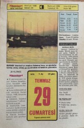 29 Temmuz 1978 Takvim Yaprağı - Doğum Günü Hediyesi EFM(N)9400 - Gökçekoleksiyon