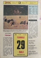 29 Temmuz 1980 Takvim Yaprağı - Doğum Günü Hediyesi EFM(N)9415 - Gökçekoleksiyon