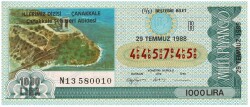 29 Temmuz 1988 Beştebir Bilet PYB3158 - Gökçekoleksiyon