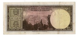2.Emisyon 1. Tertip 2½ Türk Lirası NATUREL/ÇT TCK9336 - 2