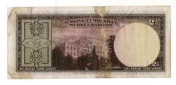 2.Emisyon 1. Tertip 2½ Türk Lirası Seri B3 NATUREL/T+ TCK9333 - 2