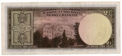 2.Emisyon 1. Tertip 2½ Türk Lirası Seri B5 NATUREL/ÇÇT TCK9321 - 2