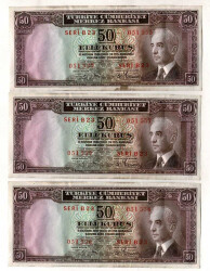 2.Emisyon 50 Kuruş Seri Takipli NATUREL TCK9352 - Gökçekoleksiyon