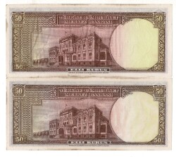 2.Emisyon 50 Kuruş Seri Takipli NATUREL TCK9353 - 2